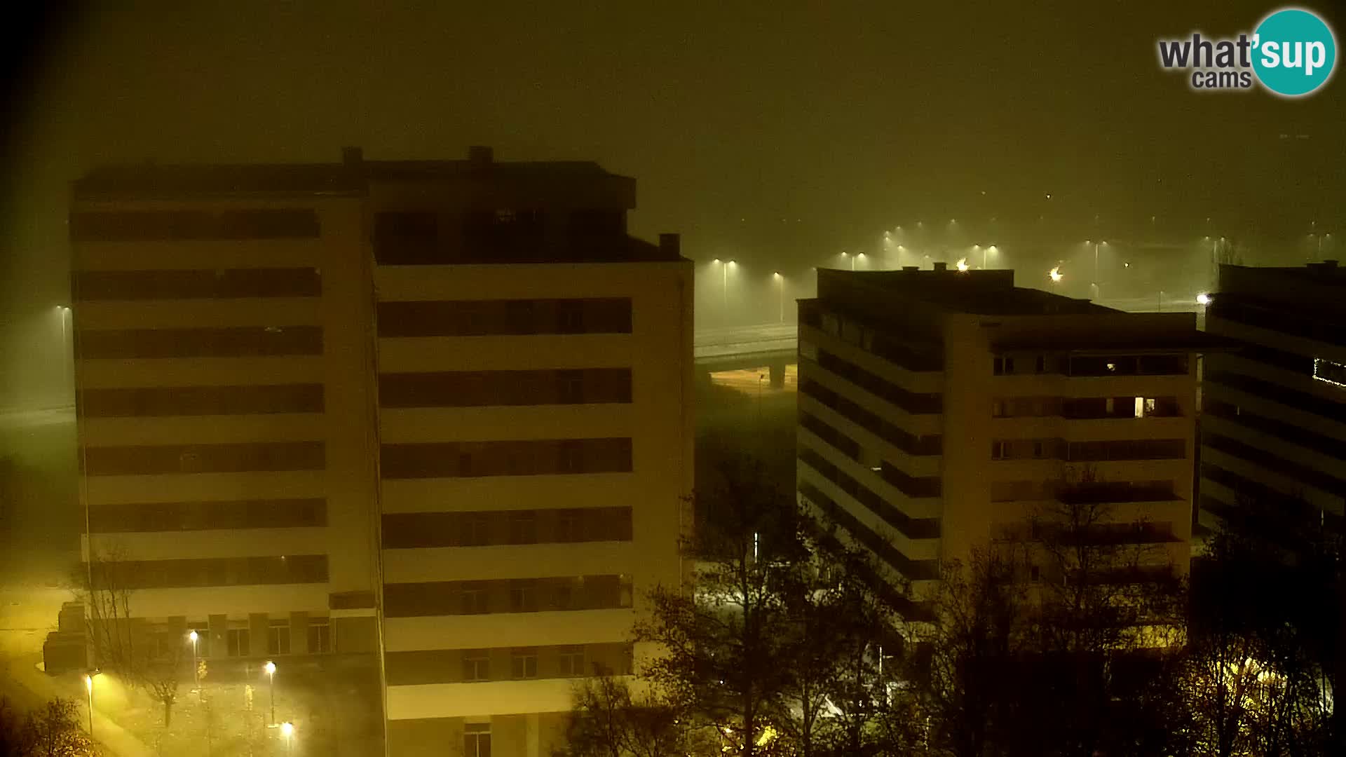 Rond-point en direct traversant les avenues Slavonska et Marin Držić à Zagreb webcam