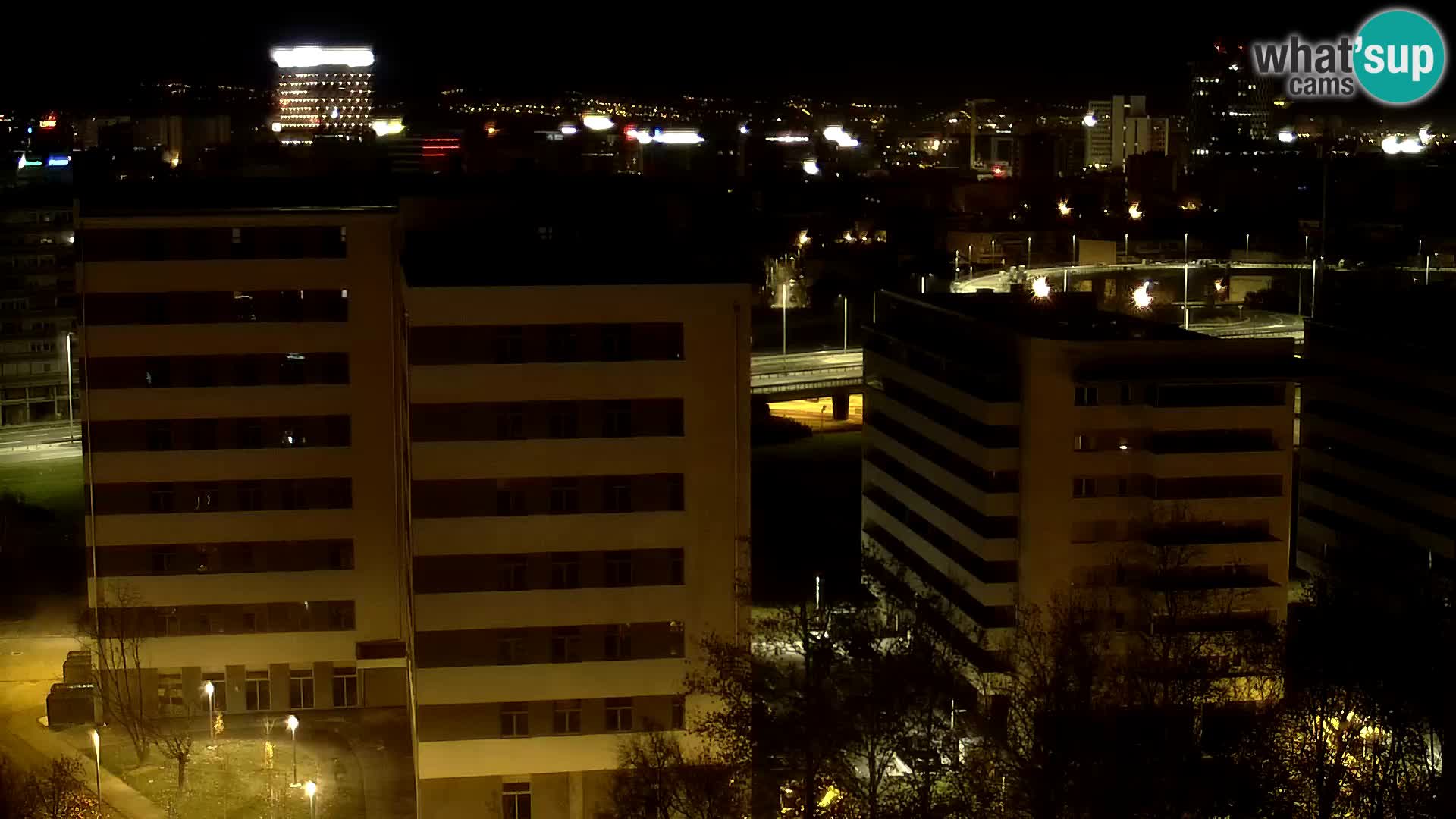 Live Interchange of Slavonska Avenue and Marin Držić Avenue in Zagreb webcam