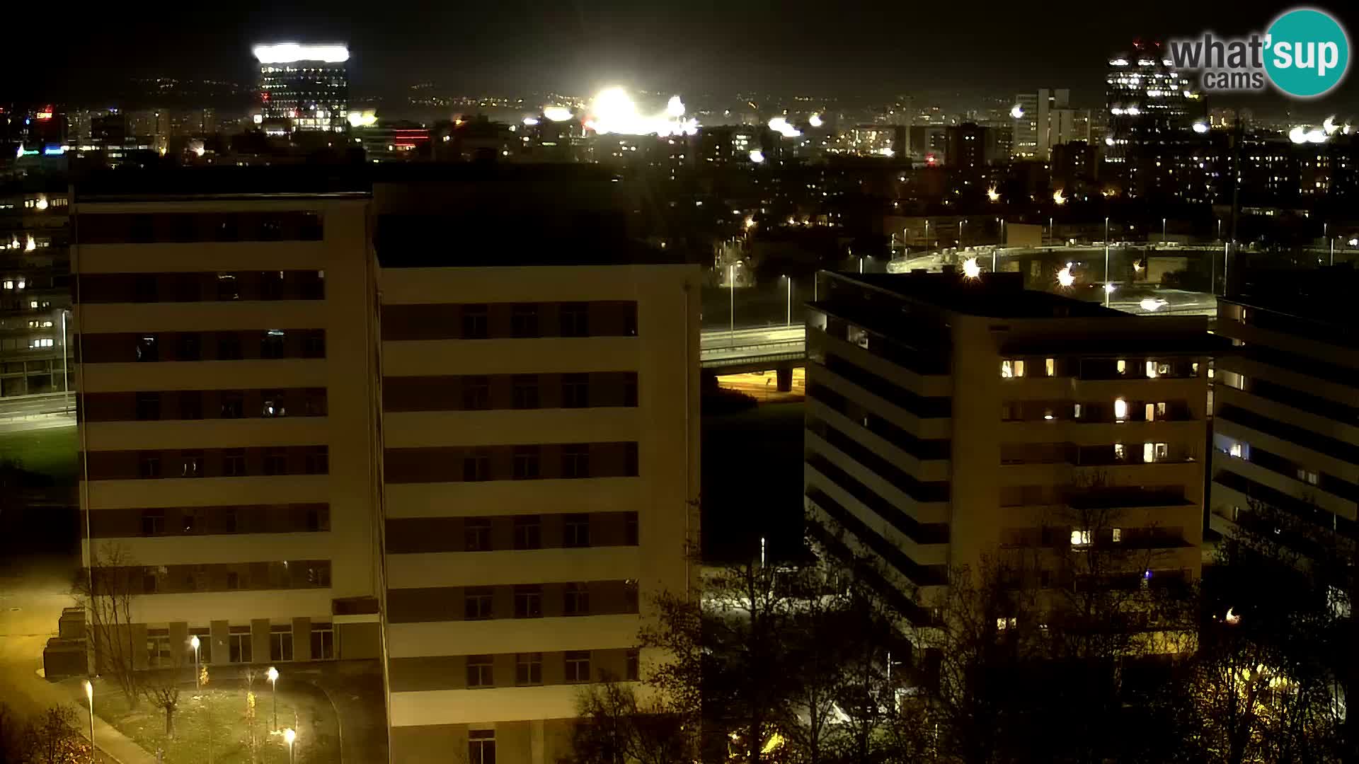 Rotatoria e incrocio viale Slavonska e Marin Držić – webcam di Zagabria