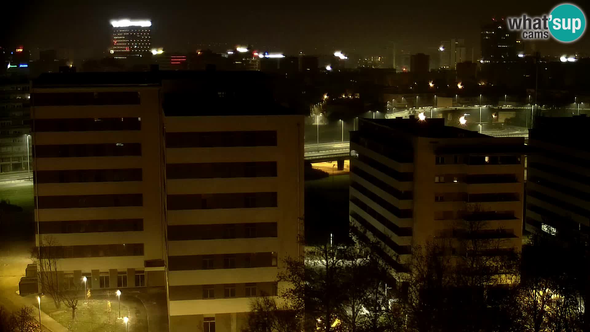 Rotatoria e incrocio viale Slavonska e Marin Držić – webcam di Zagabria