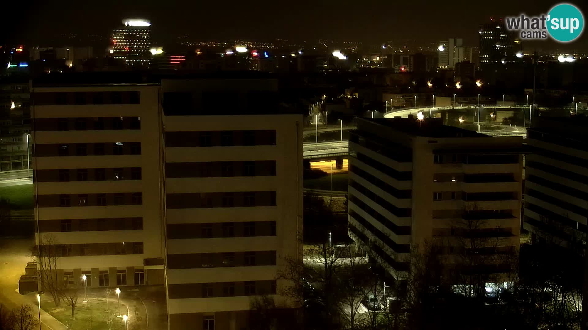 Rotatoria e incrocio viale Slavonska e Marin Držić – webcam di Zagabria