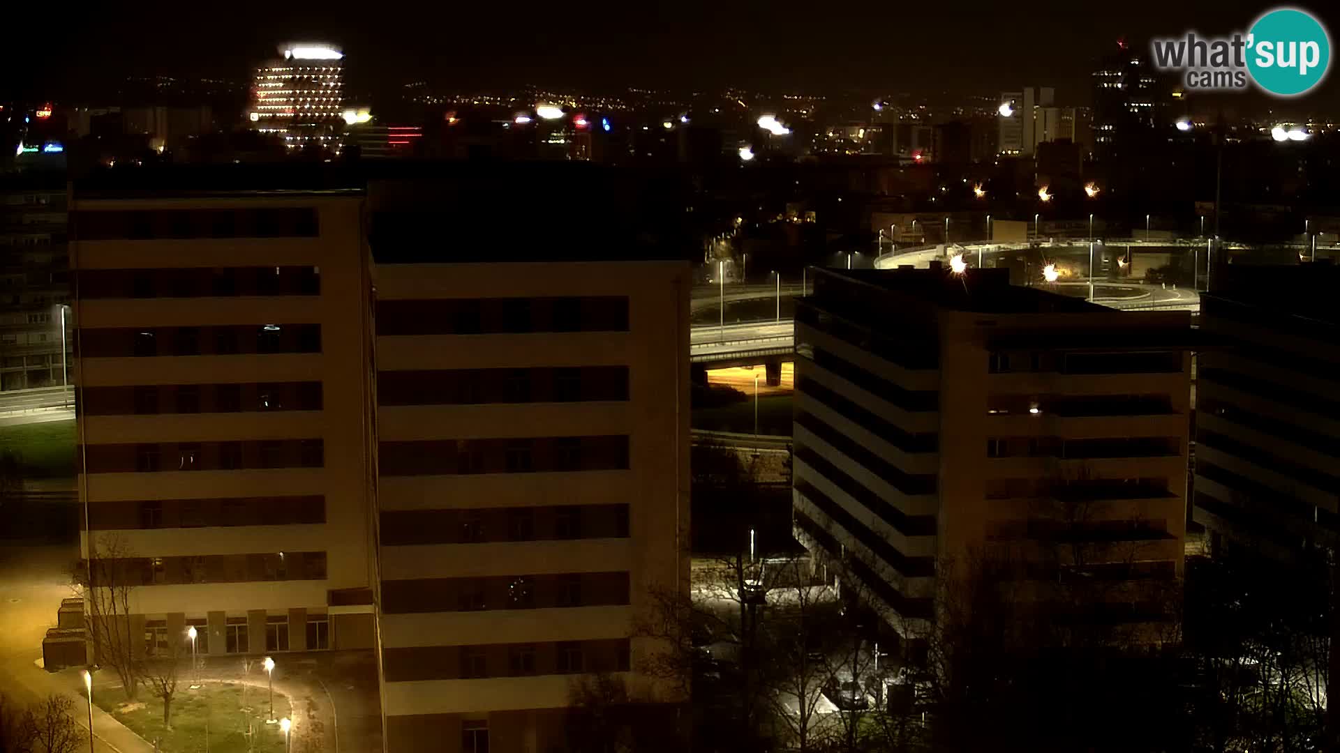 Rotatoria e incrocio viale Slavonska e Marin Držić  – webcam di Zagabria