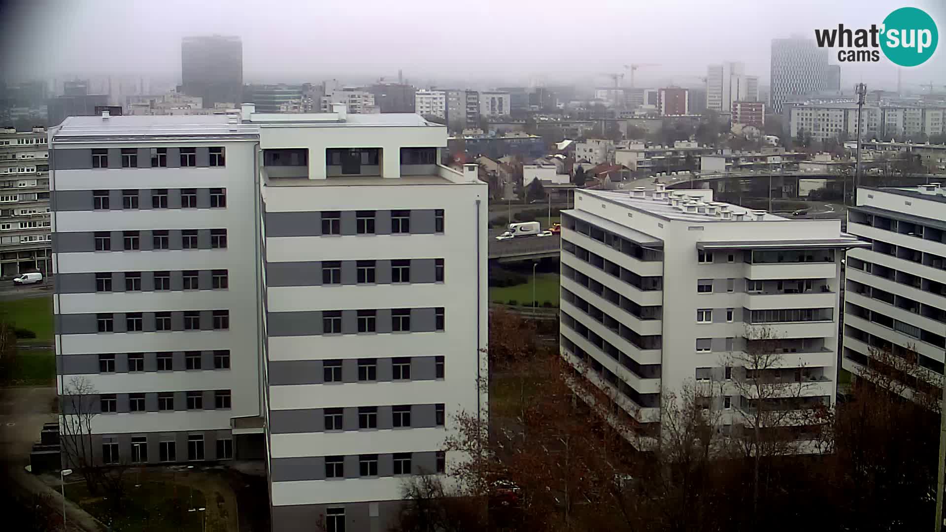 Web kamera Petlja Slavonska – Držićeva  – Zagreb Live