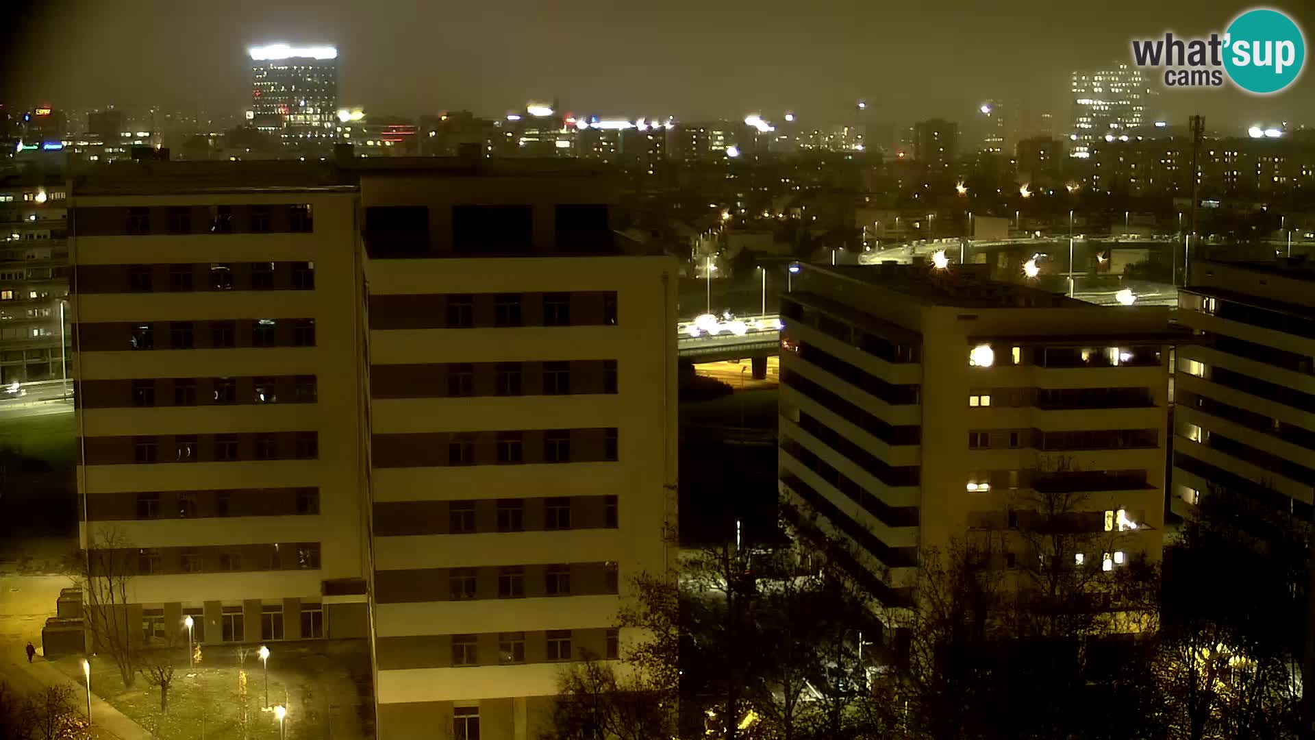 Live Interchange of Slavonska Avenue and Marin Držić Avenue in Zagreb webcam