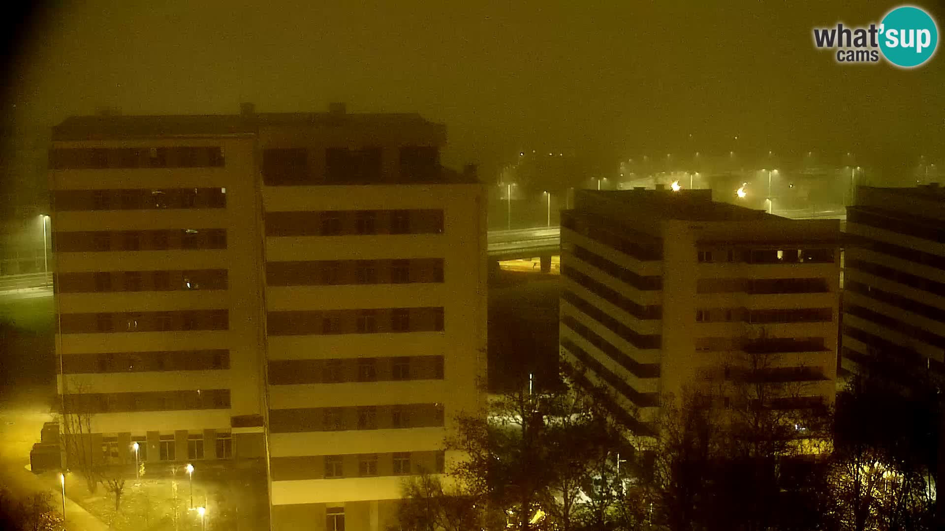 Krožišče Slavonske in Marin Držićeve ulice v Zagrebu v živo