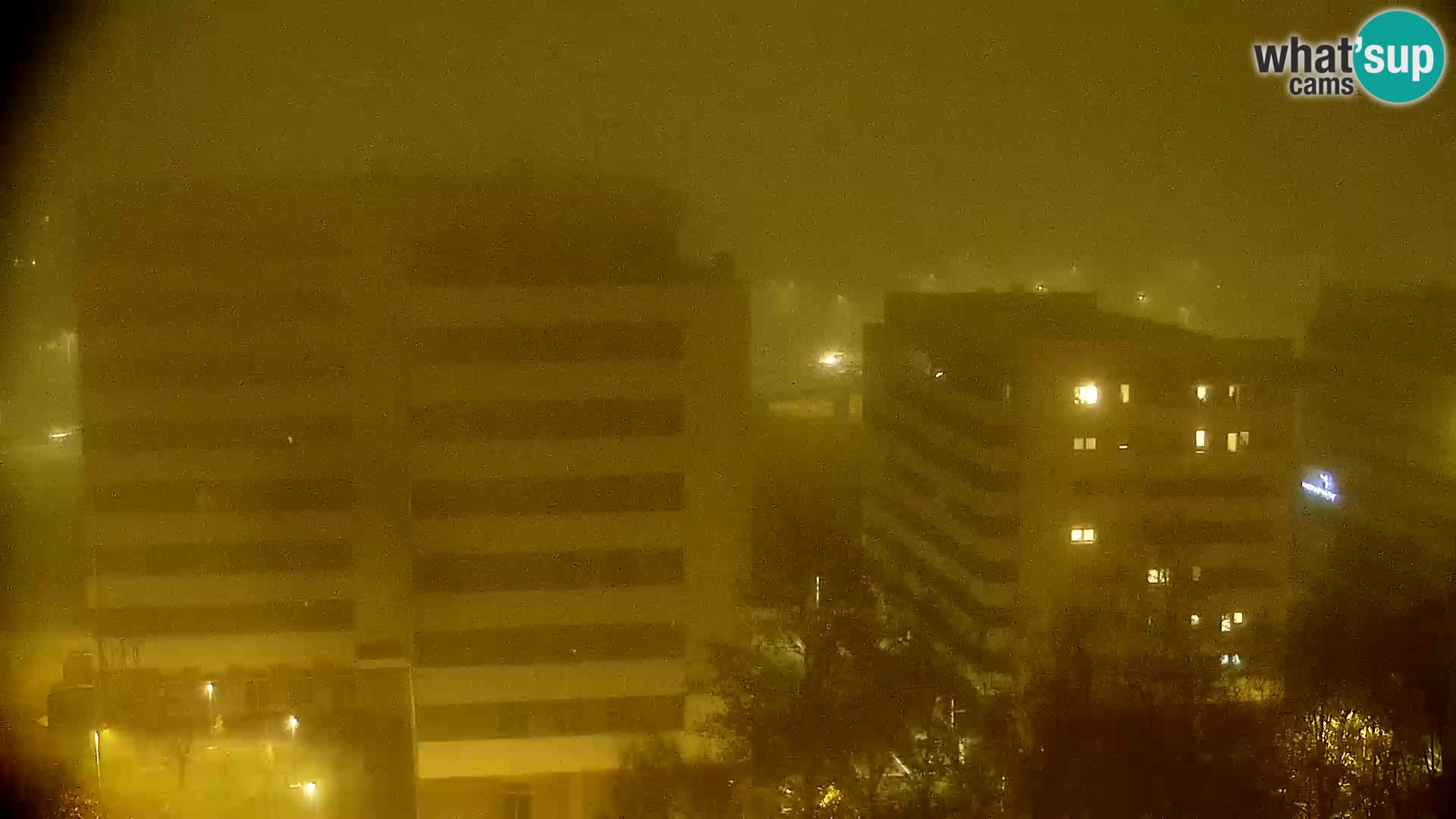 Rond-point en direct traversant les avenues Slavonska et Marin Držić à Zagreb webcam