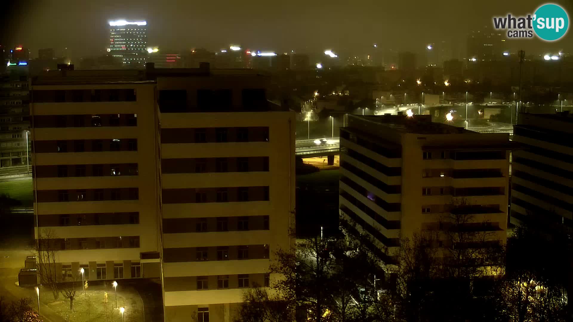 Rotatoria e incrocio viale Slavonska e Marin Držić  – webcam di Zagabria