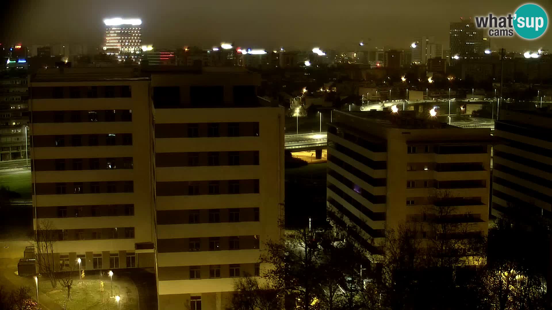 Rotatoria e incrocio viale Slavonska e Marin Držić – webcam di Zagabria