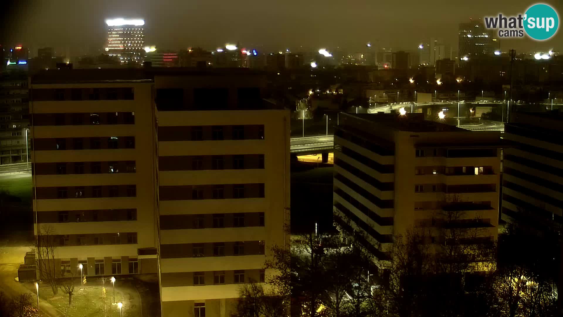 Live Interchange of Slavonska Avenue and Marin Držić Avenue in Zagreb webcam