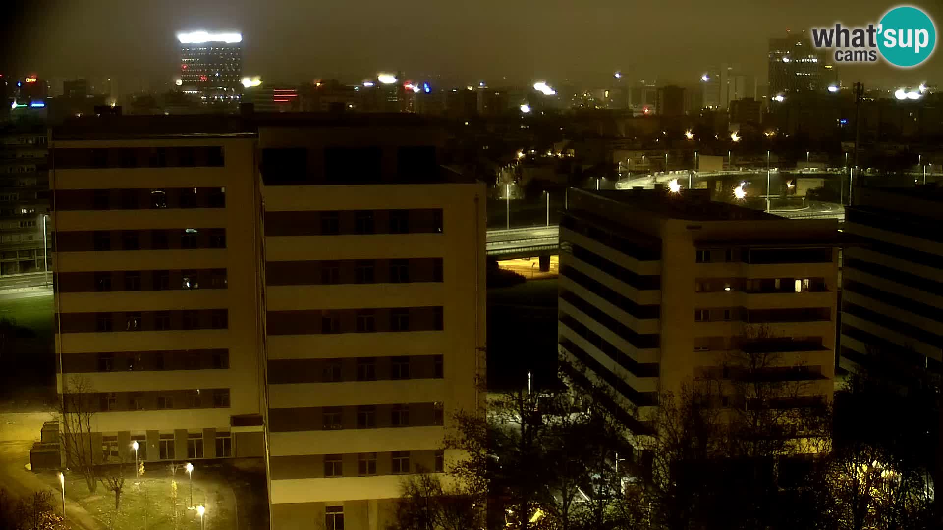 Rotatoria e incrocio viale Slavonska e Marin Držić  – webcam di Zagabria