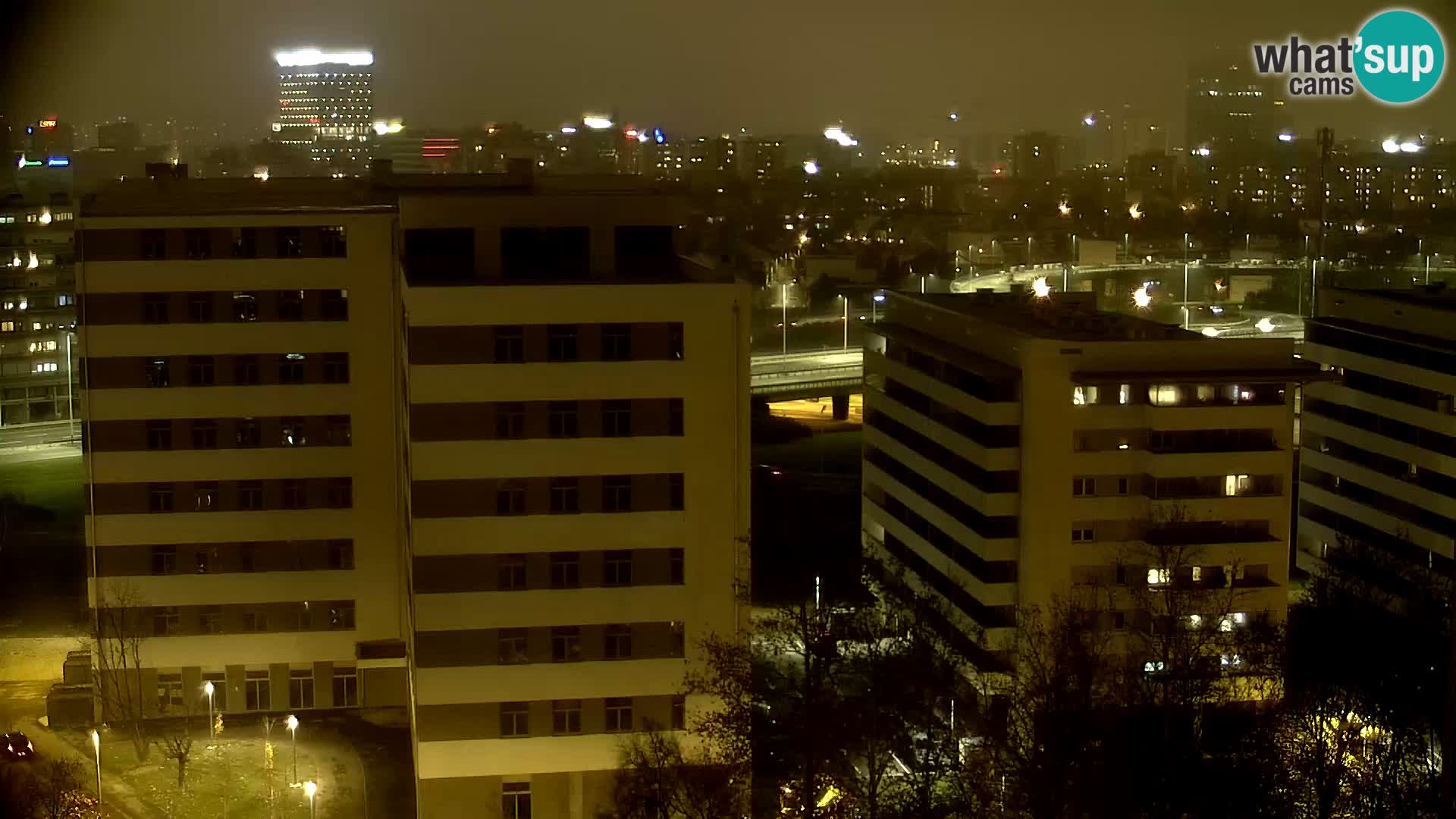 Rotatoria e incrocio viale Slavonska e Marin Držić – webcam di Zagabria