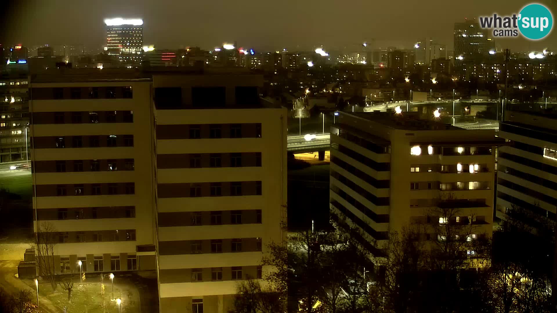 Live Interchange of Slavonska Avenue and Marin Držić Avenue in Zagreb webcam