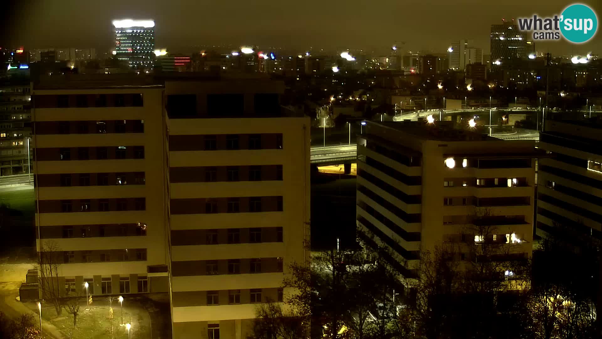 Live Interchange of Slavonska Avenue and Marin Držić Avenue in Zagreb webcam