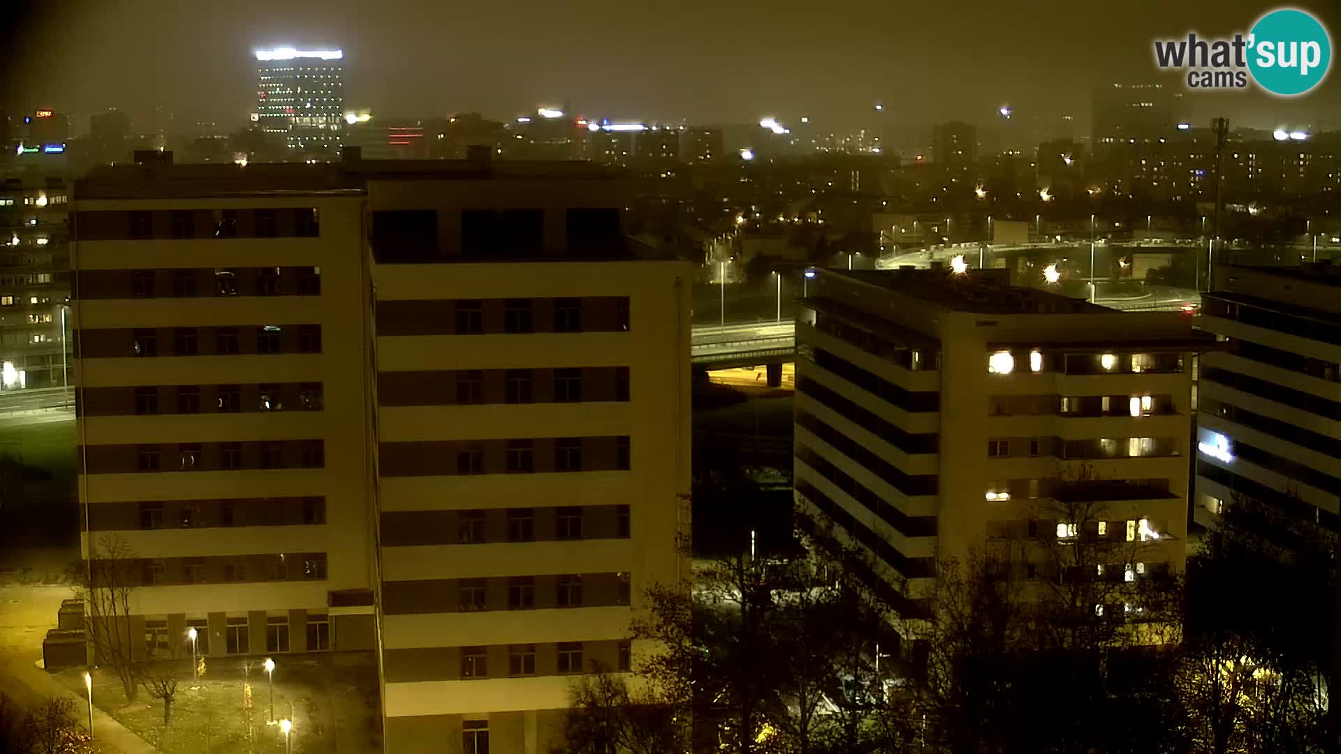 Live Interchange of Slavonska Avenue and Marin Držić Avenue in Zagreb webcam