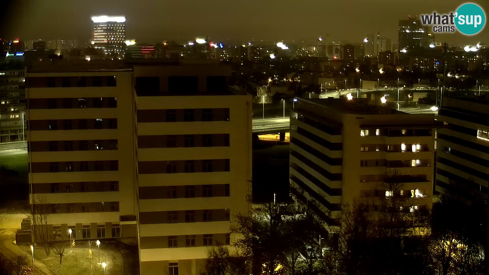 Live Interchange of Slavonska Avenue and Marin Držić Avenue in Zagreb webcam