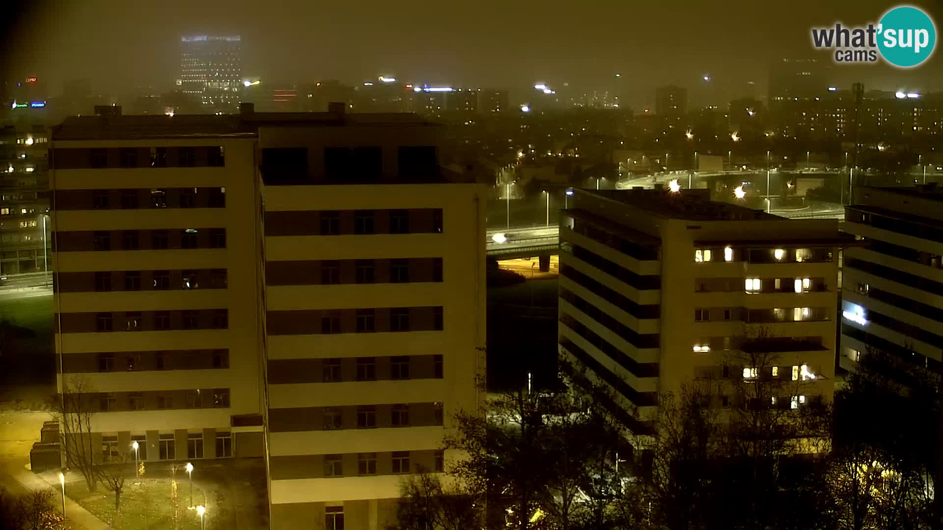 Live Interchange of Slavonska Avenue and Marin Držić Avenue in Zagreb webcam