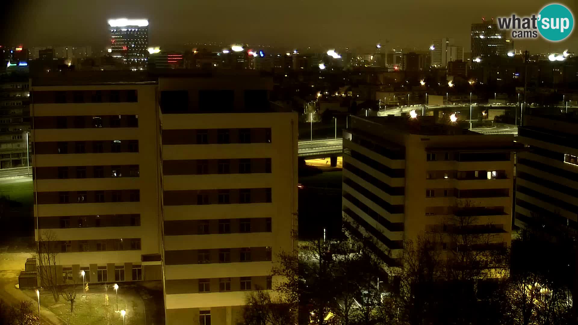 Rotatoria e incrocio viale Slavonska e Marin Držić – webcam di Zagabria