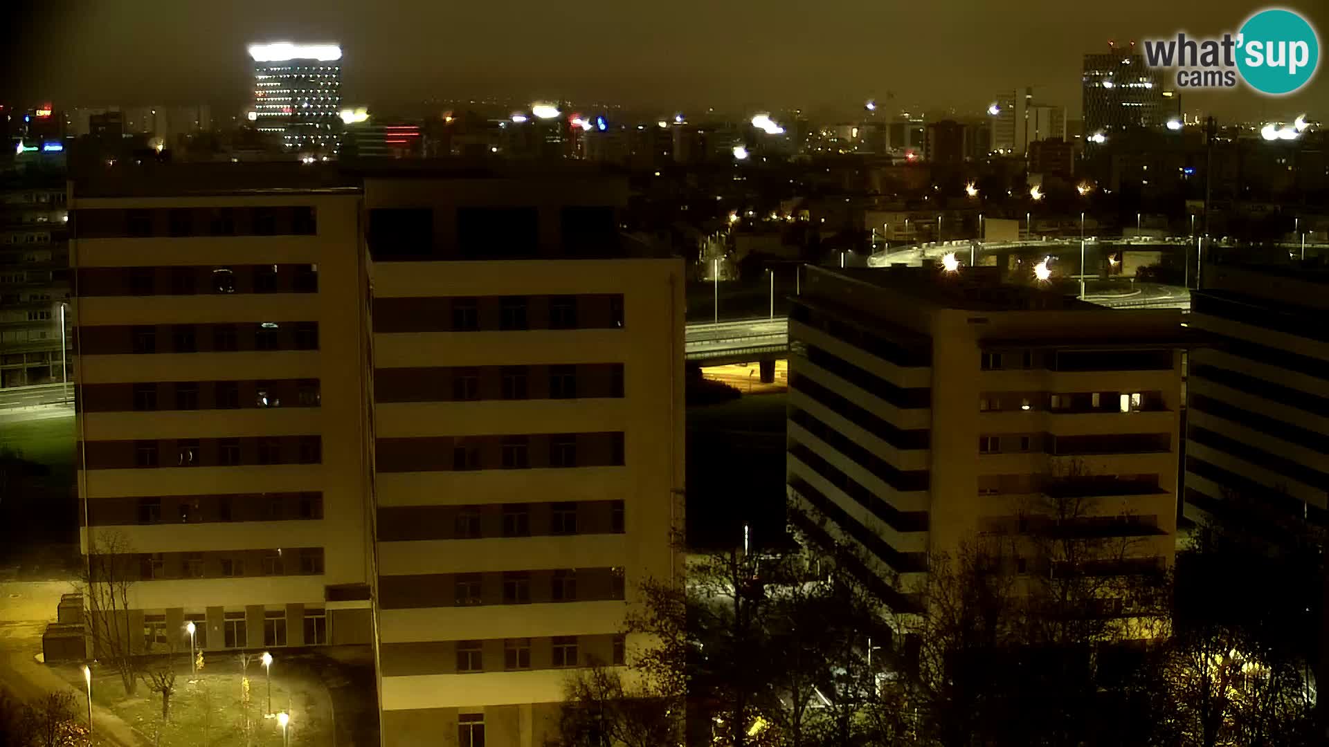 Rotatoria e incrocio viale Slavonska e Marin Držić  – webcam di Zagabria