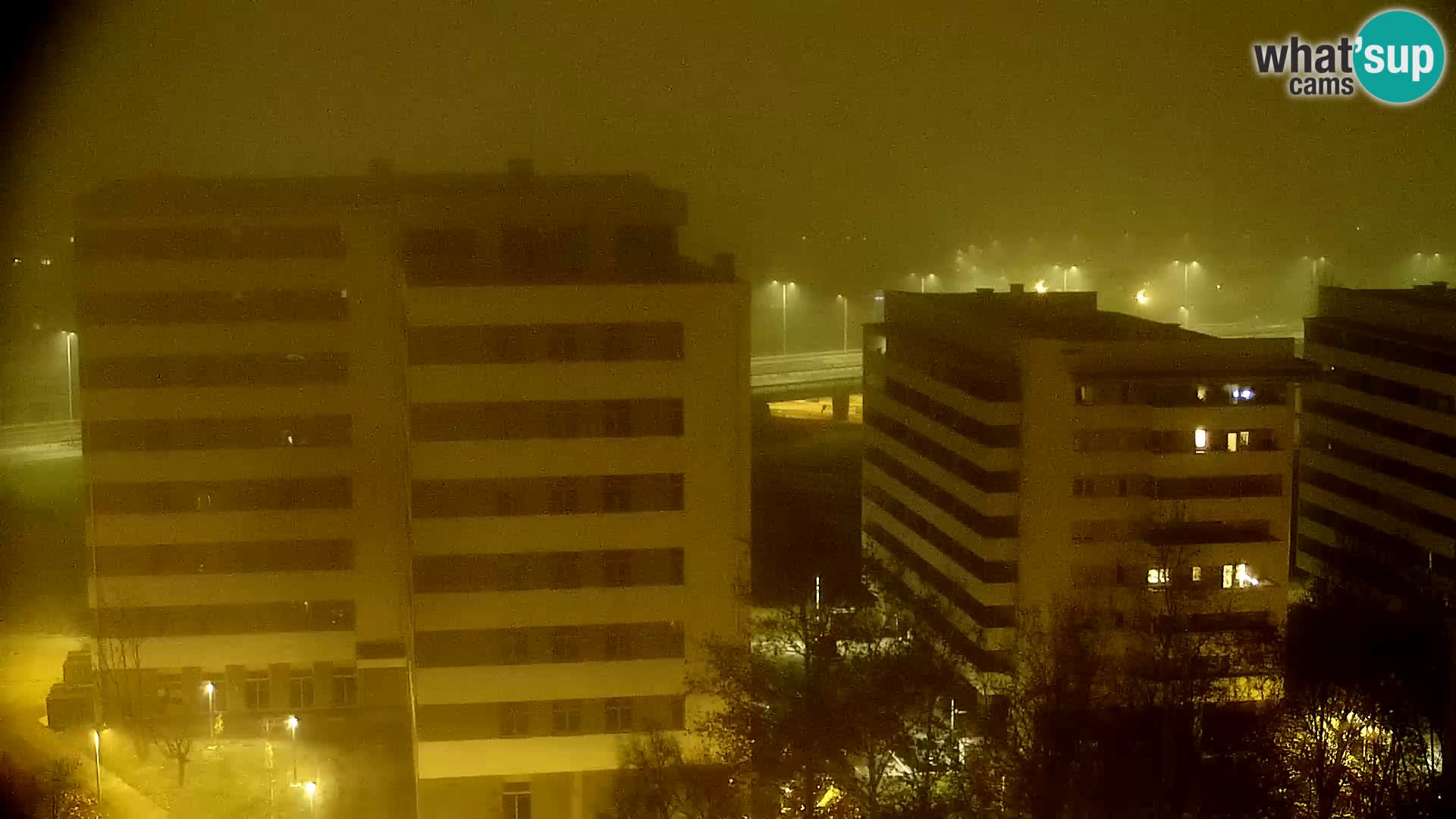 Live-Kreisverkehr Slavonska und Marin Držić Avenue zur Zagreb Webcam