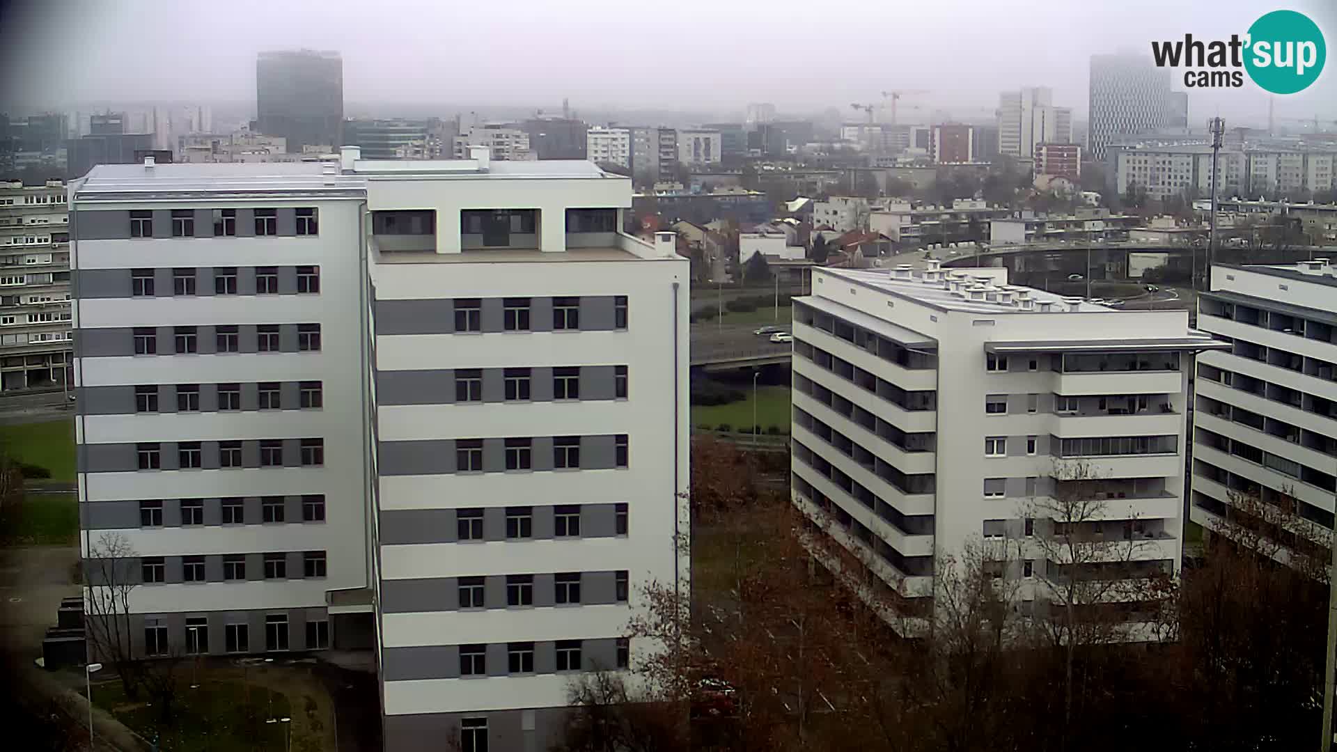 Web kamera Petlja Slavonska – Držićeva  – Zagreb Live