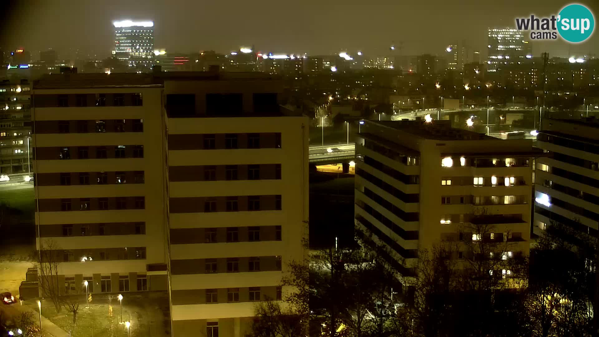 Live Interchange of Slavonska Avenue and Marin Držić Avenue in Zagreb webcam