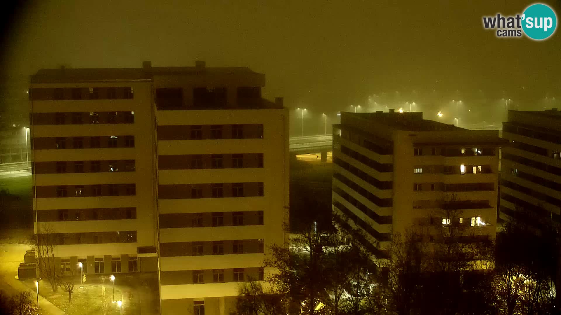 Krožišče Slavonske in Marin Držićeve ulice v Zagrebu v živo