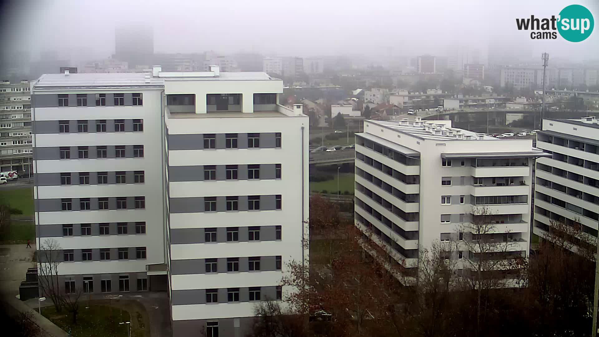 Rotatoria e incrocio viale Slavonska e Marin Držić – webcam di Zagabria