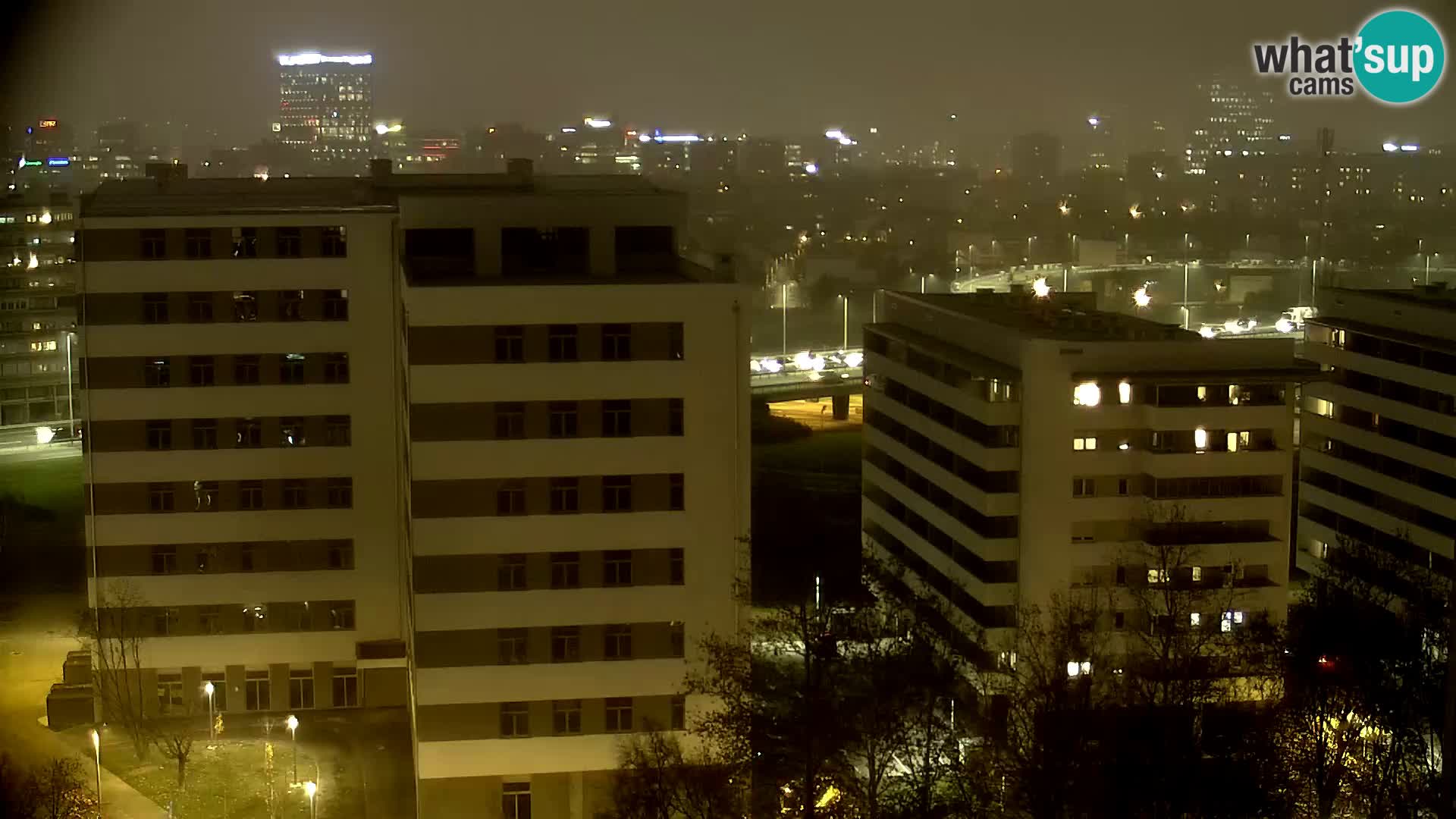 Rotatoria e incrocio viale Slavonska e Marin Držić – webcam di Zagabria