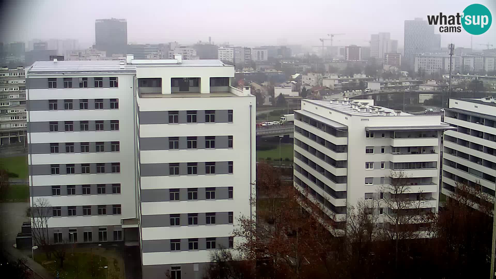 Web kamera Petlja Slavonska – Držićeva  – Zagreb Live