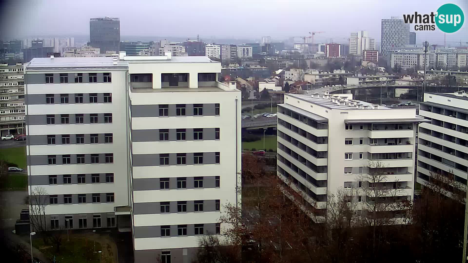 Web kamera Petlja Slavonska – Držićeva  – Zagreb Live