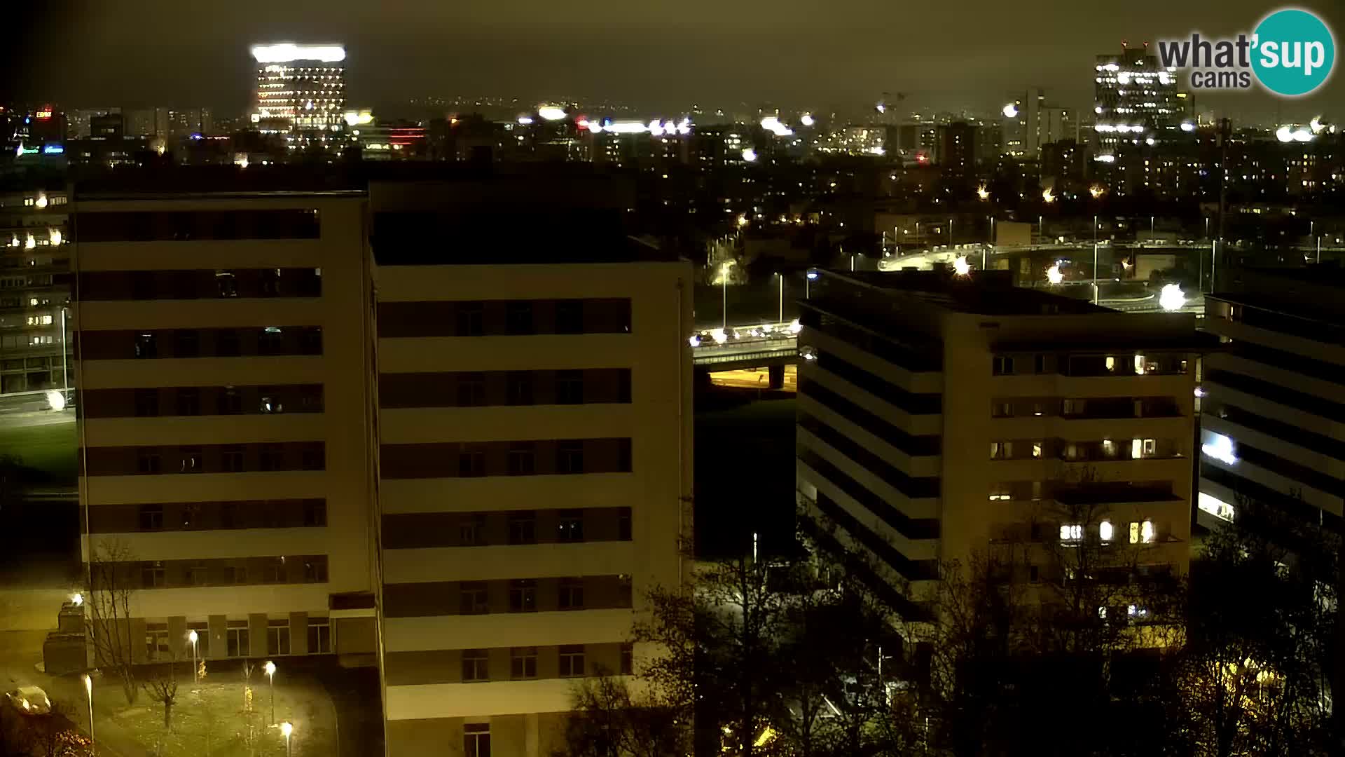 Live Interchange of Slavonska Avenue and Marin Držić Avenue in Zagreb webcam