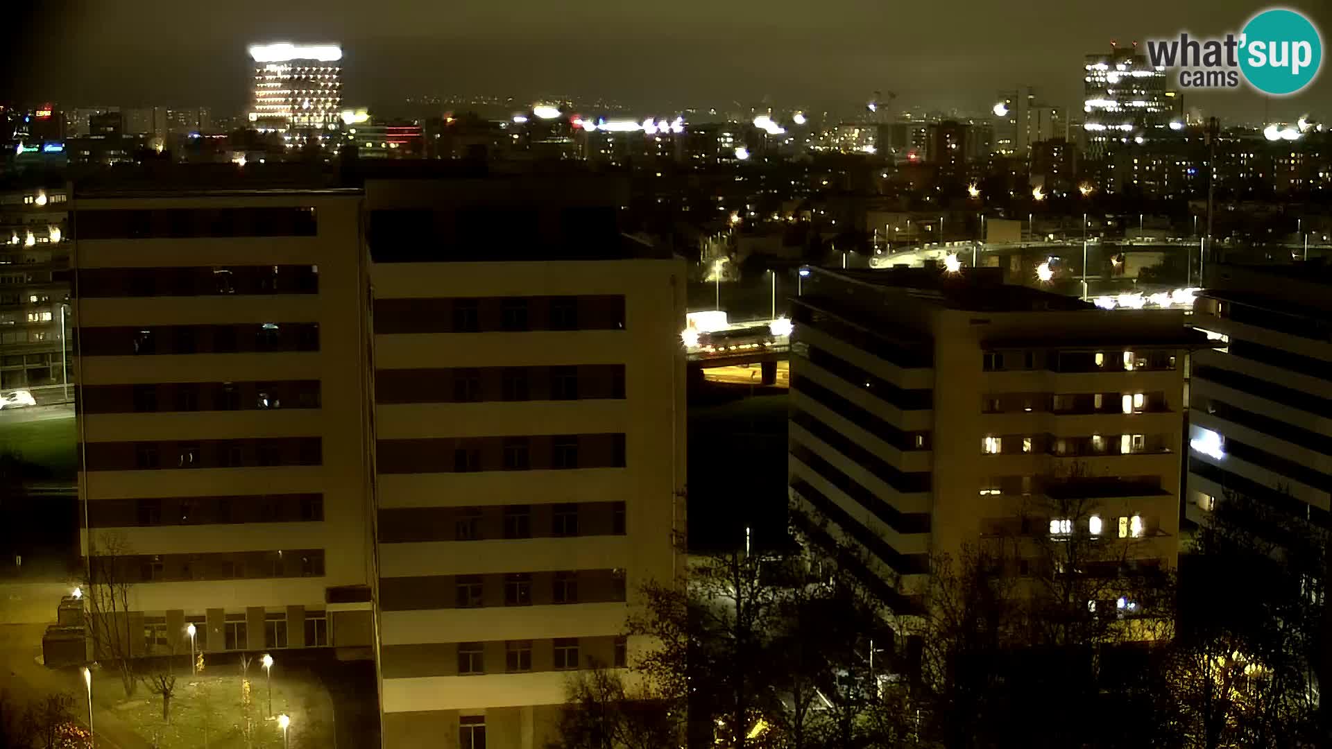 Live Interchange of Slavonska Avenue and Marin Držić Avenue in Zagreb webcam