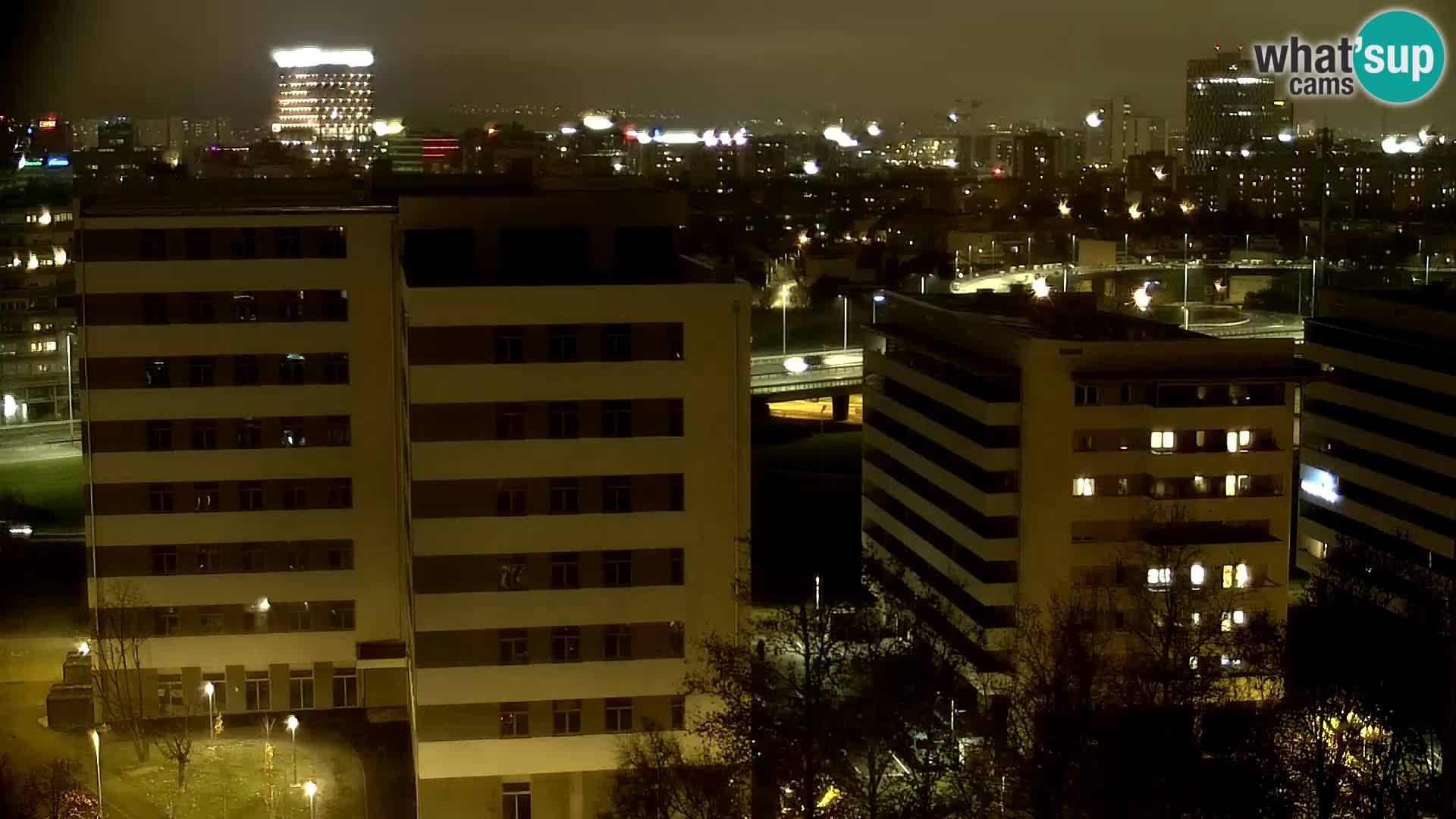 Rotatoria e incrocio viale Slavonska e Marin Držić  – webcam di Zagabria