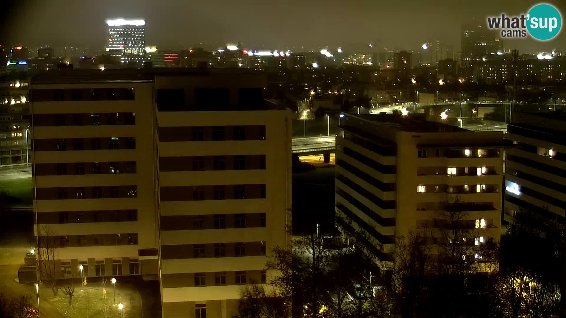 Rotatoria e incrocio viale Slavonska e Marin Držić – webcam di Zagabria