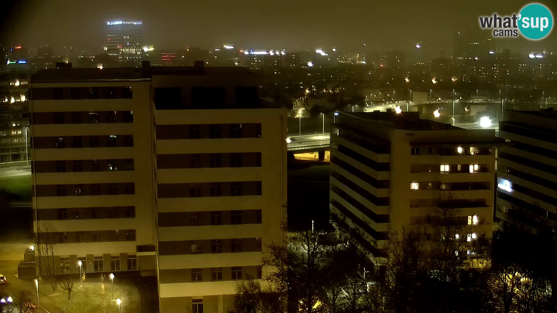 Live Interchange of Slavonska Avenue and Marin Držić Avenue in Zagreb webcam