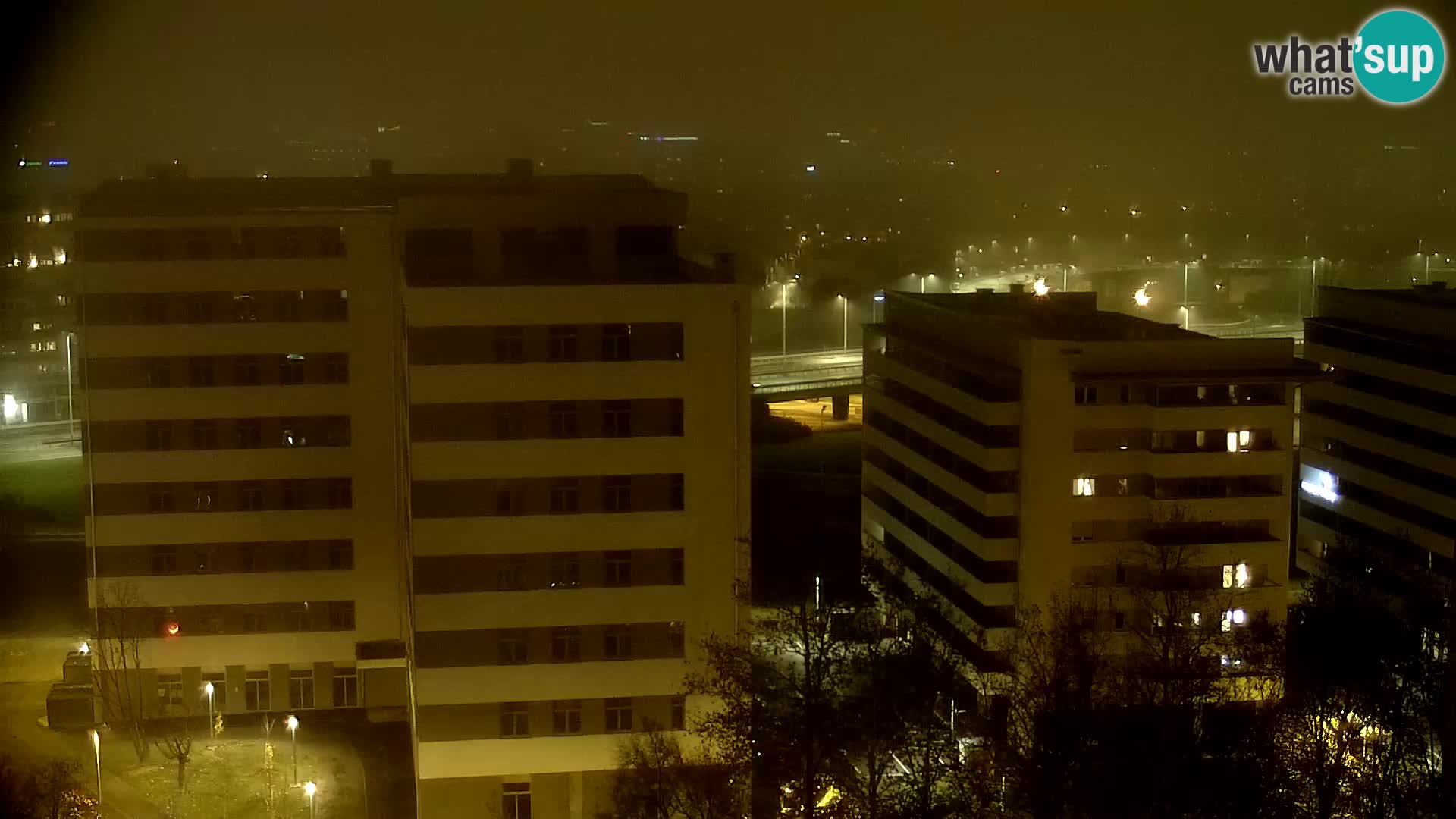 Live Interchange of Slavonska Avenue and Marin Držić Avenue in Zagreb webcam