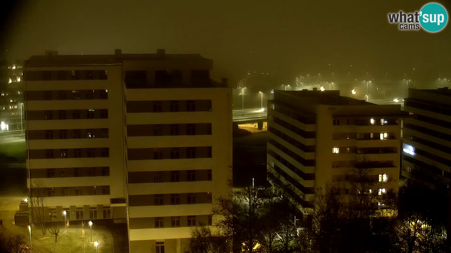 Rond-point en direct traversant les avenues Slavonska et Marin Držić à Zagreb webcam