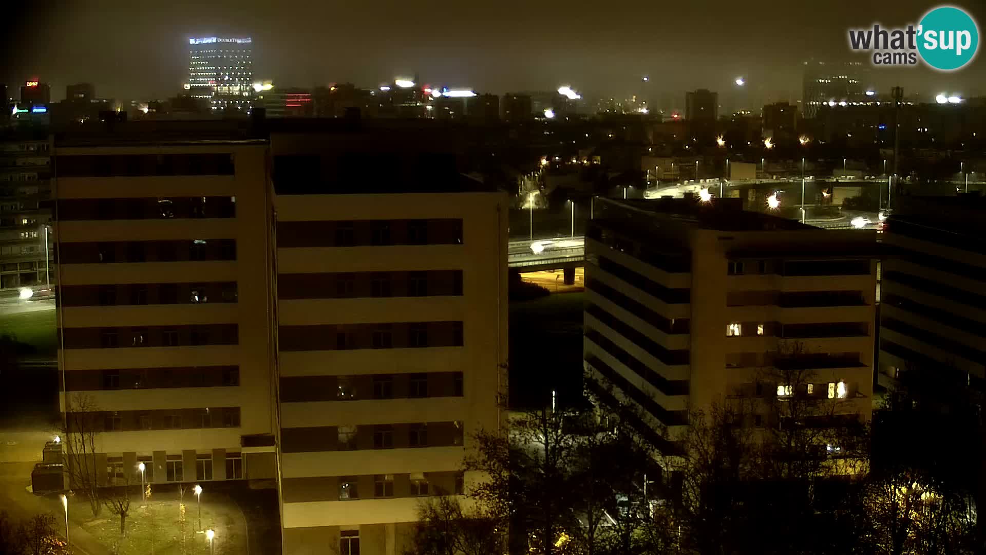 Rotatoria e incrocio viale Slavonska e Marin Držić  – webcam di Zagabria