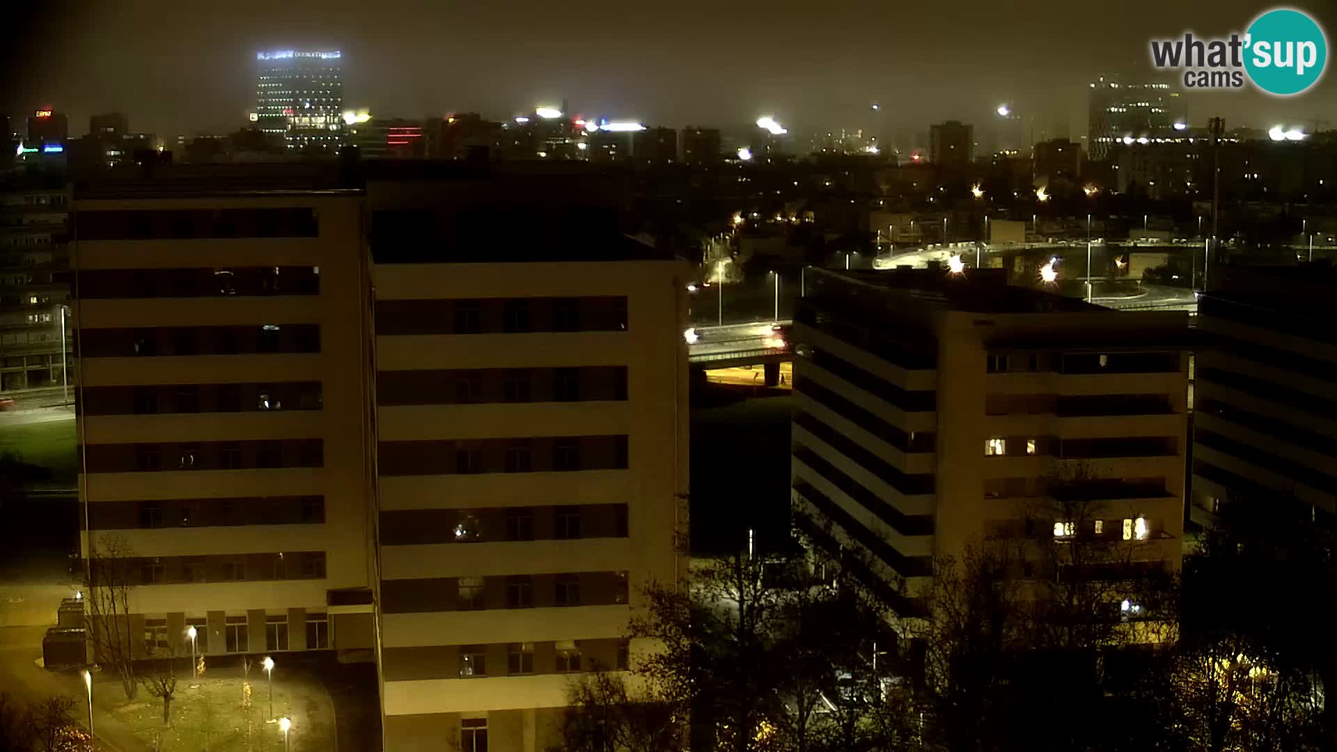 Rotatoria e incrocio viale Slavonska e Marin Držić  – webcam di Zagabria