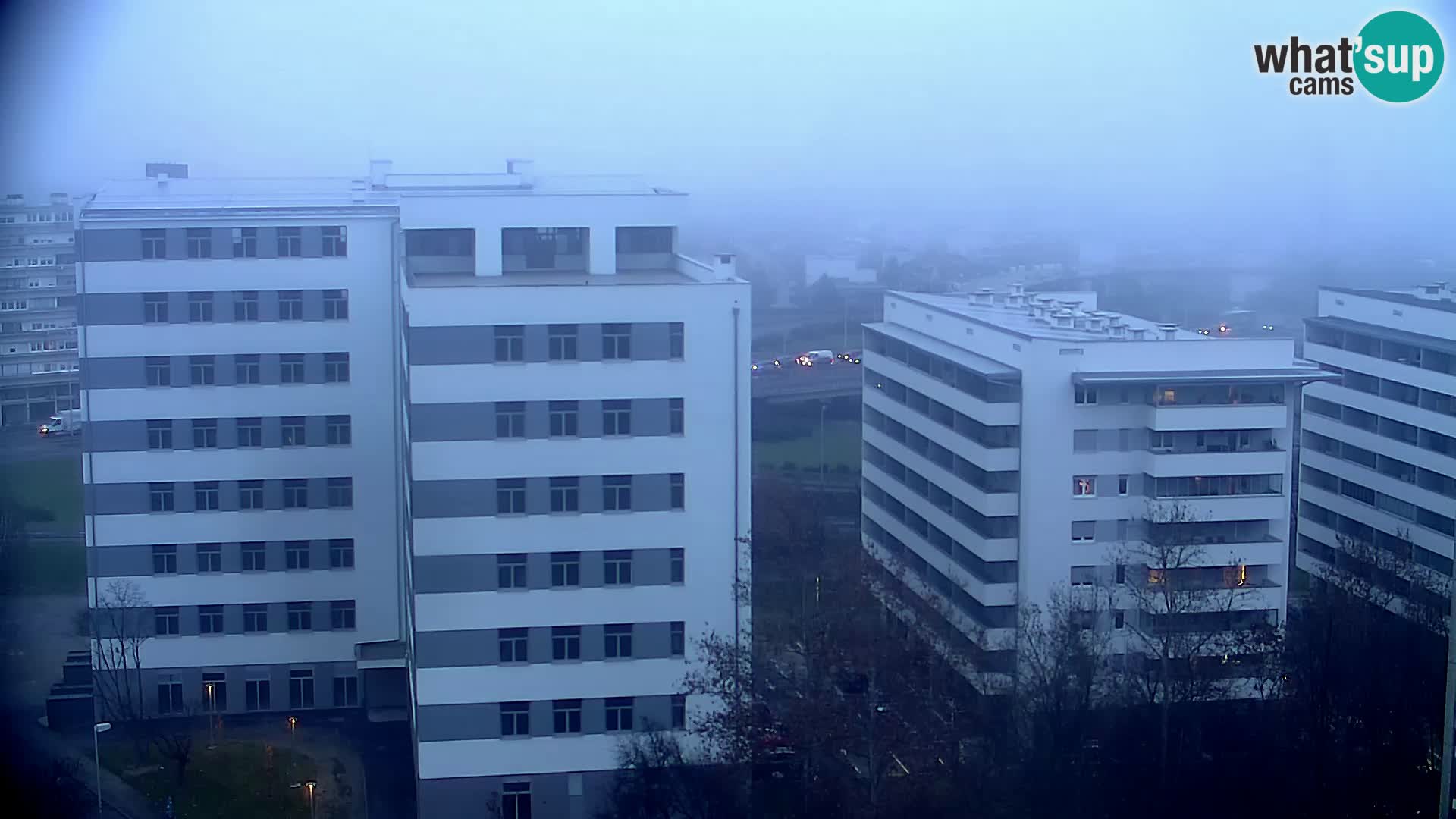 Rotatoria e incrocio viale Slavonska e Marin Držić – webcam di Zagabria