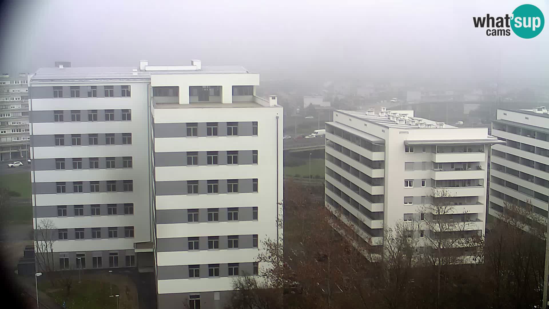 Live Interchange of Slavonska Avenue and Marin Držić Avenue in Zagreb webcam