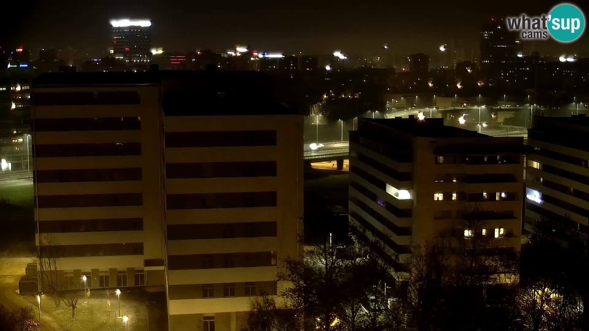 Rotatoria e incrocio viale Slavonska e Marin Držić  – webcam di Zagabria