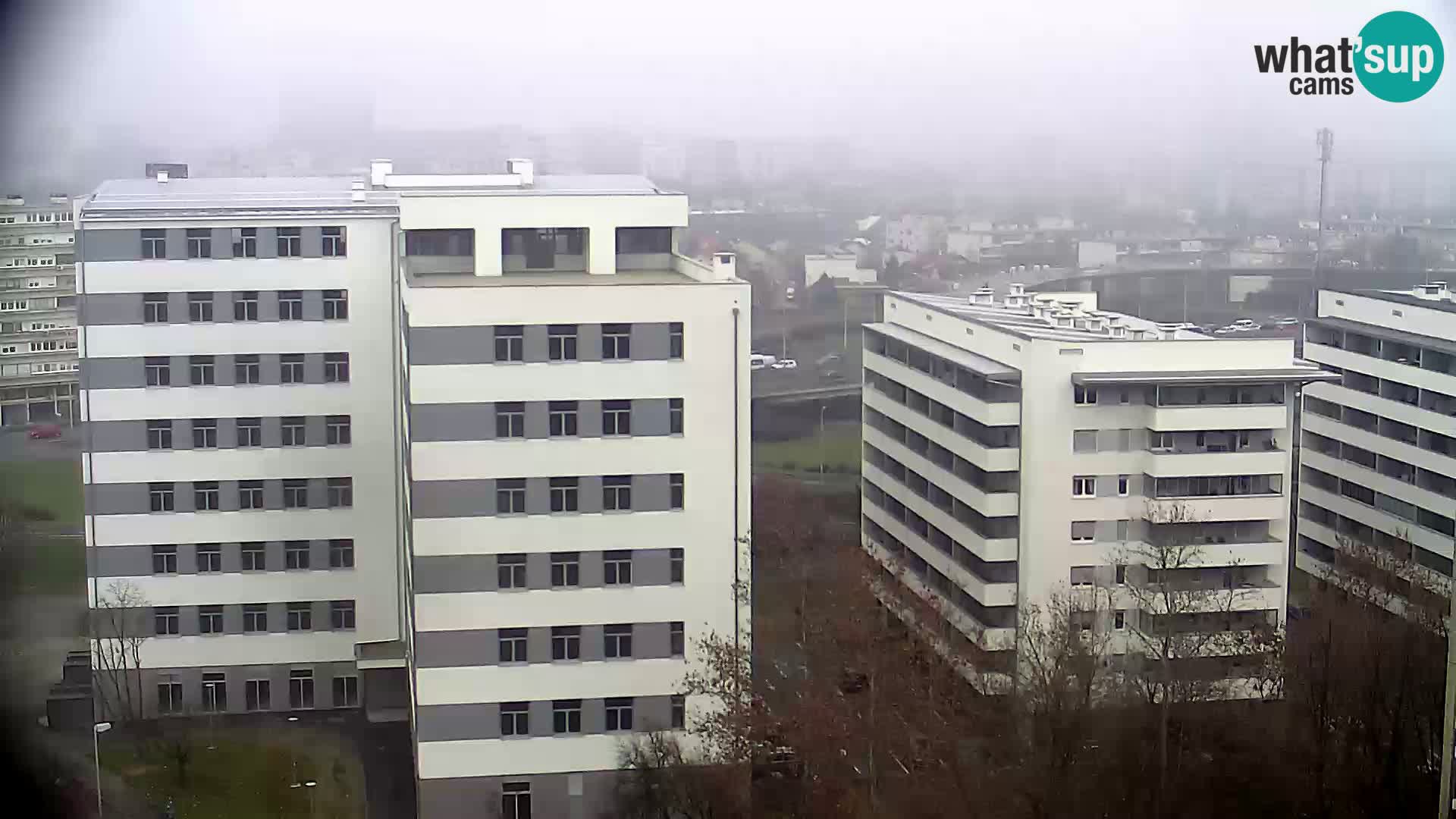 Rotatoria e incrocio viale Slavonska e Marin Držić – webcam di Zagabria