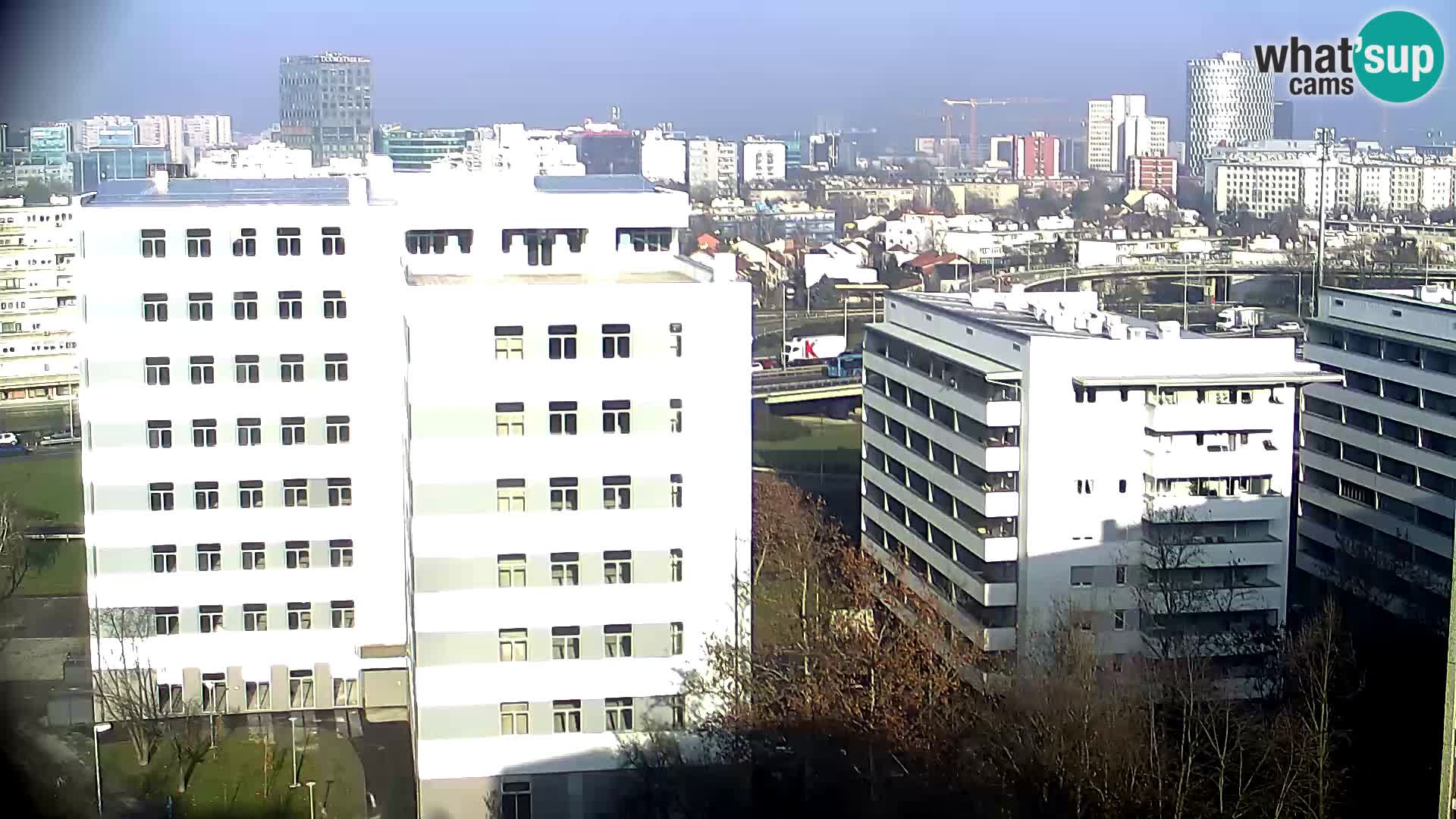 Web kamera Petlja Slavonska – Držićeva – Zagreb Live