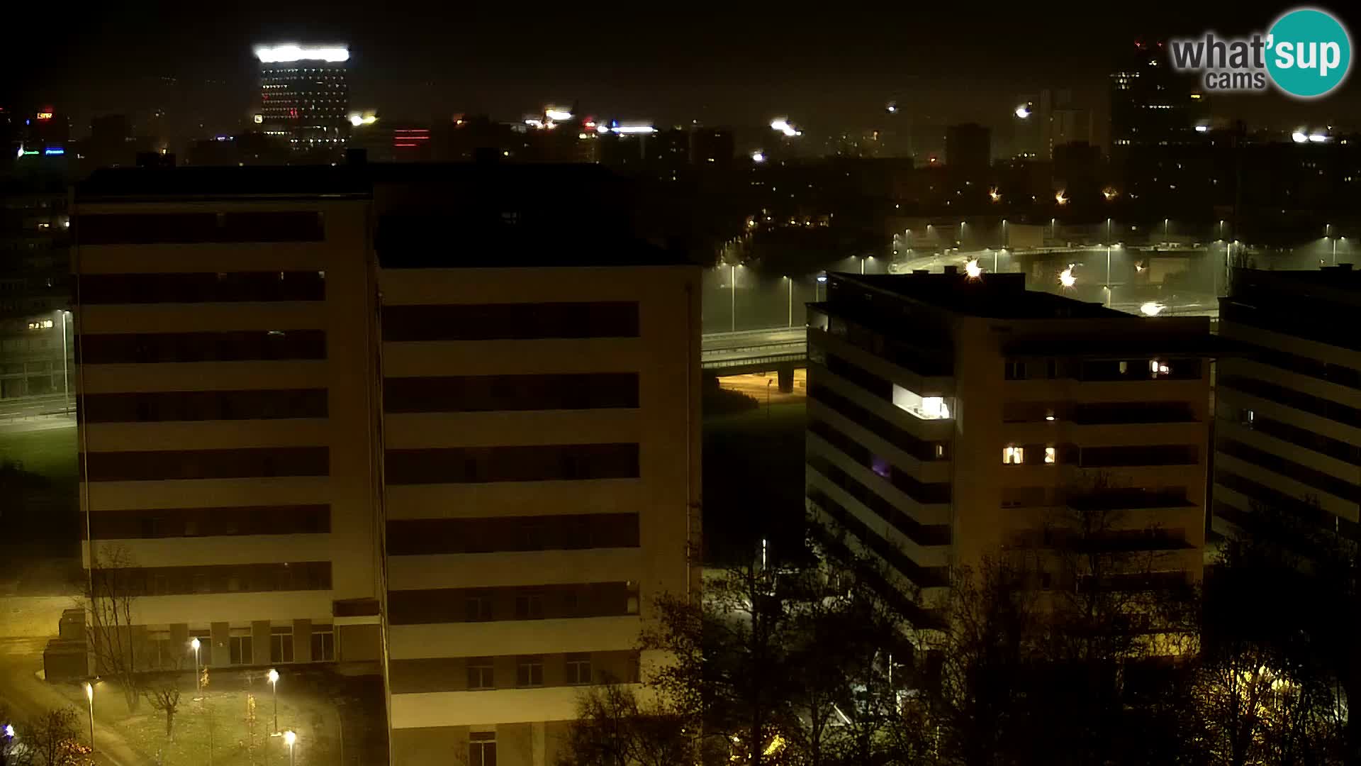 Live Interchange of Slavonska Avenue and Marin Držić Avenue in Zagreb webcam