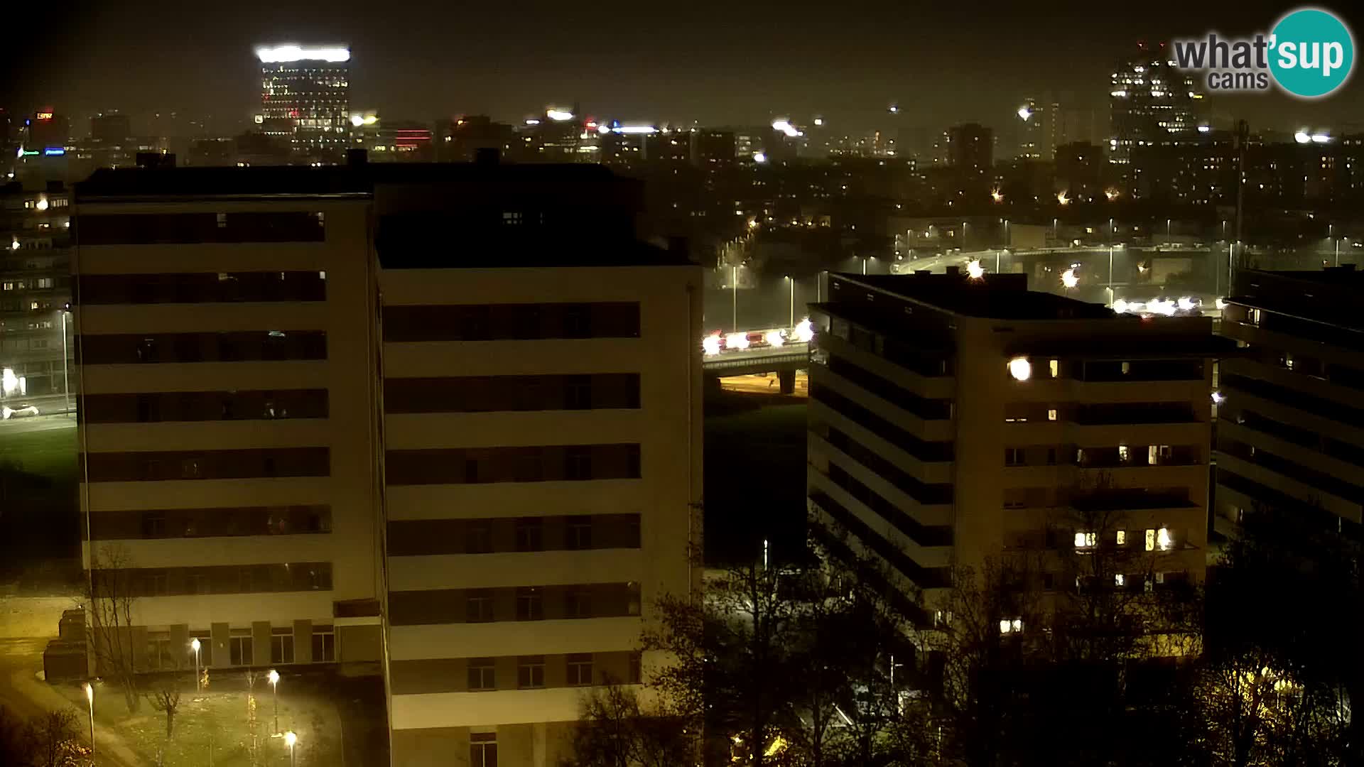 Rotatoria e incrocio viale Slavonska e Marin Držić – webcam di Zagabria