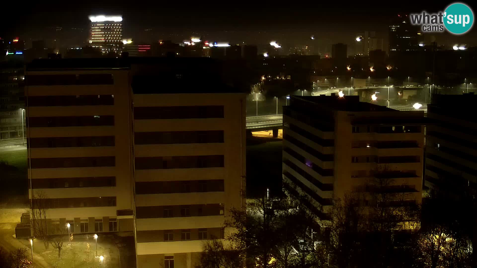 Rotatoria e incrocio viale Slavonska e Marin Držić  – webcam di Zagabria