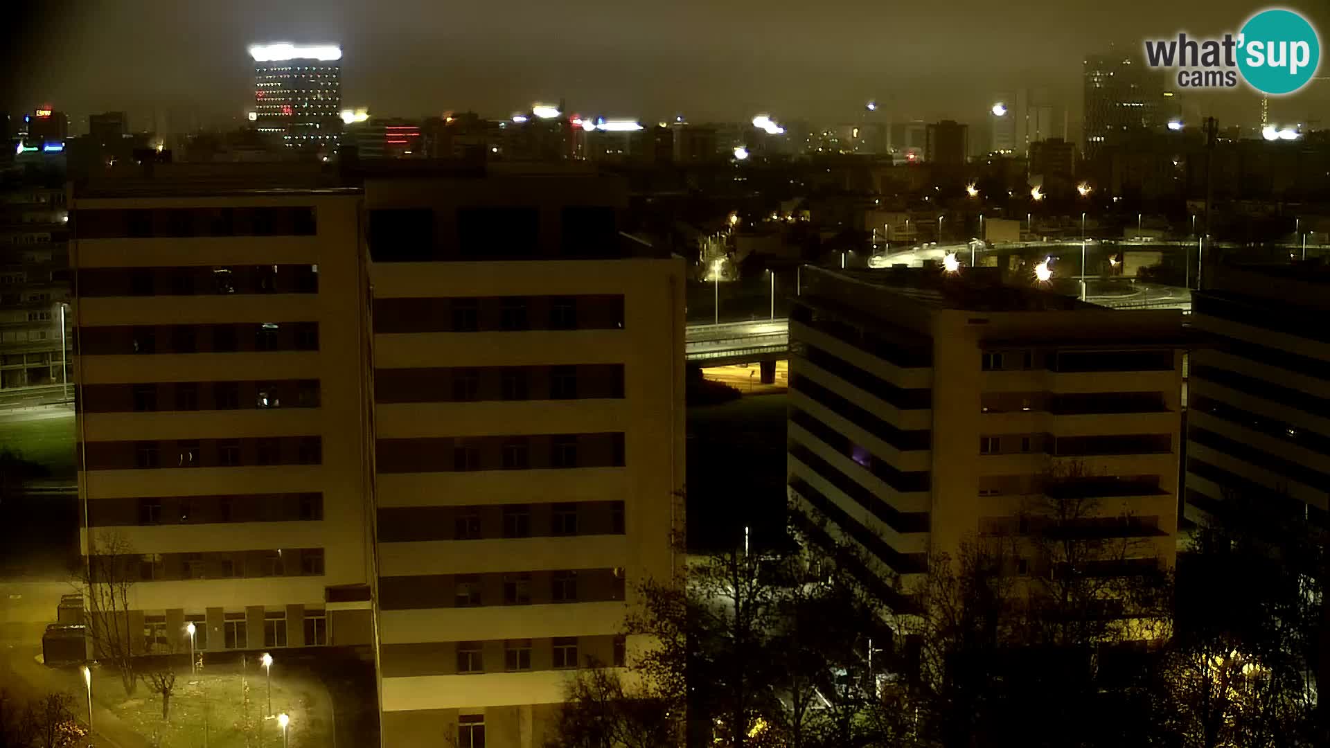 Rotatoria e incrocio viale Slavonska e Marin Držić  – webcam di Zagabria