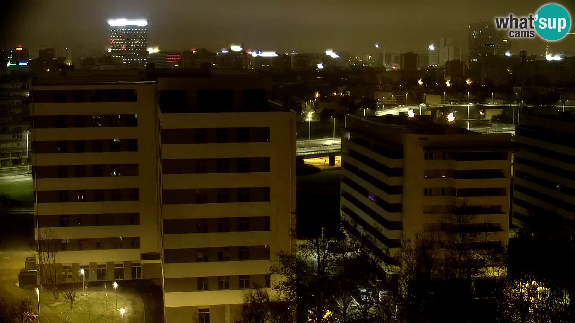 Rotatoria e incrocio viale Slavonska e Marin Držić  – webcam di Zagabria