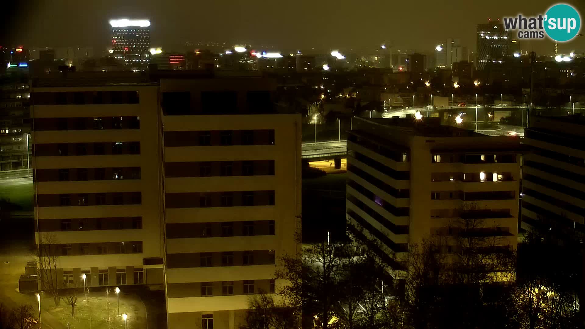 Rotatoria e incrocio viale Slavonska e Marin Držić  – webcam di Zagabria